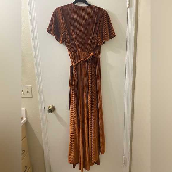 Burnt Orange Maxi Dress Medium - Picture 8 of 10